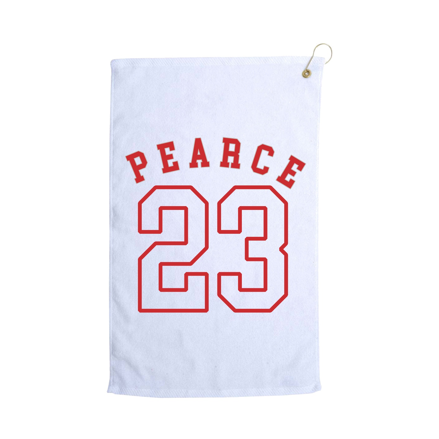 Golf Towel — Shirsey Arch in White