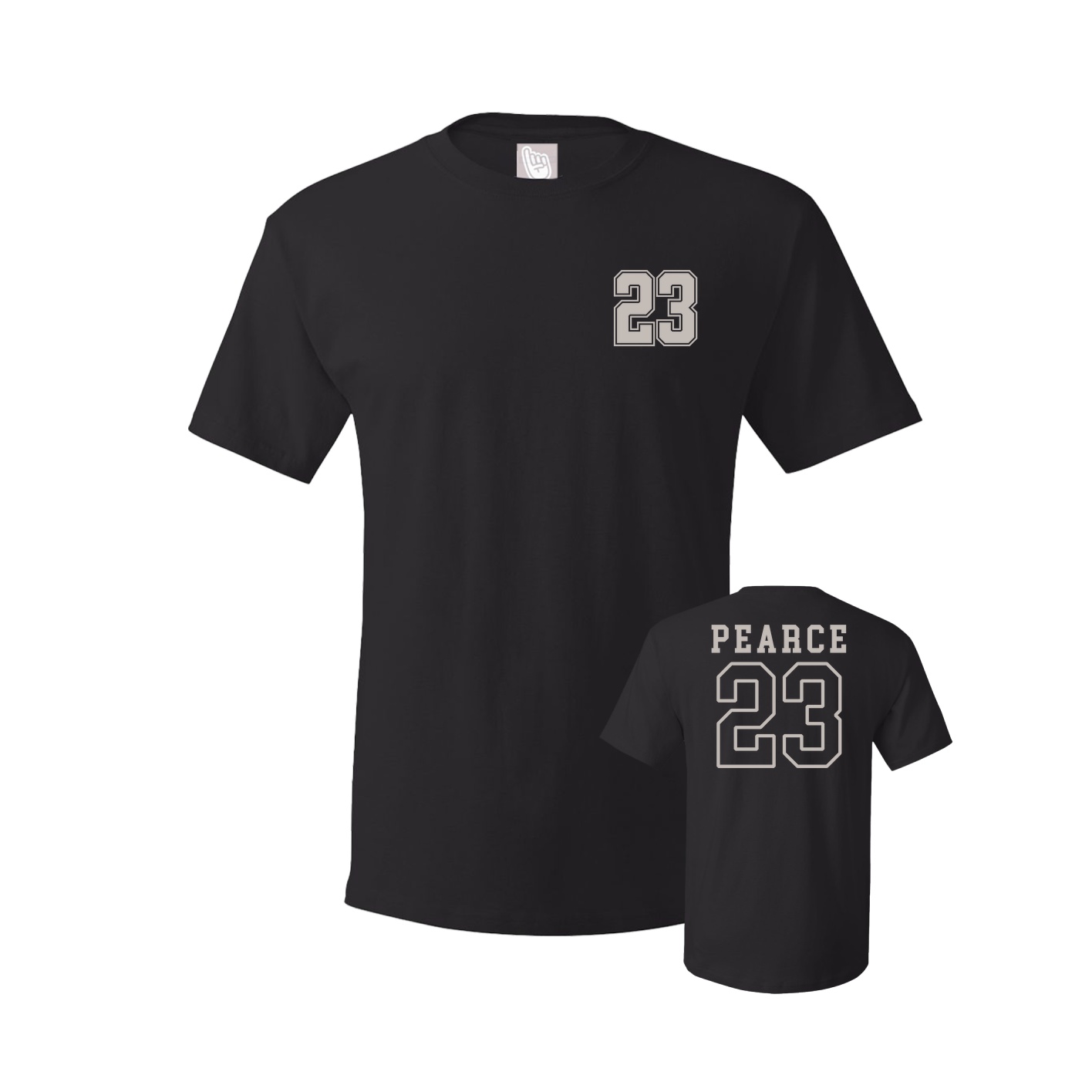 Youth Tee — Chest Back in Black