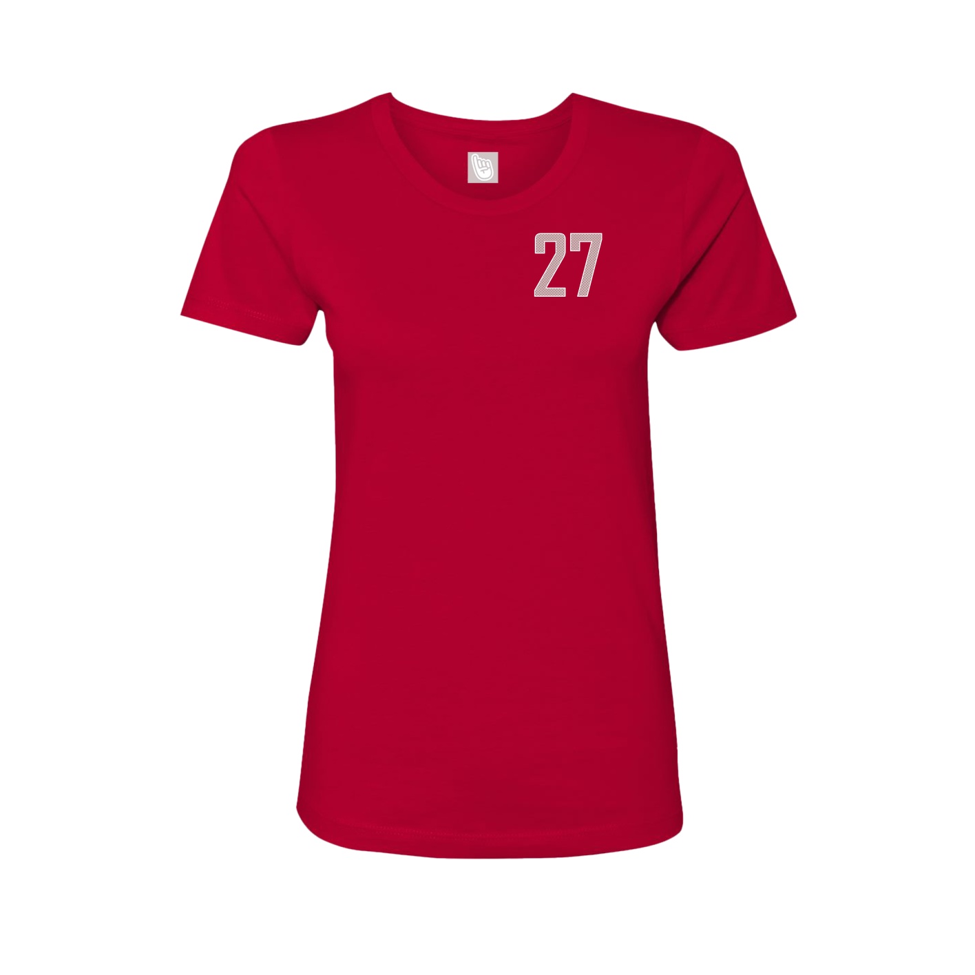 Fitted Women's Tee — Front Shirsy in Red