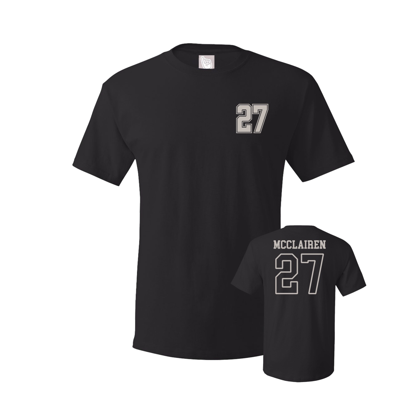 Youth Tee — Chest Back in Black