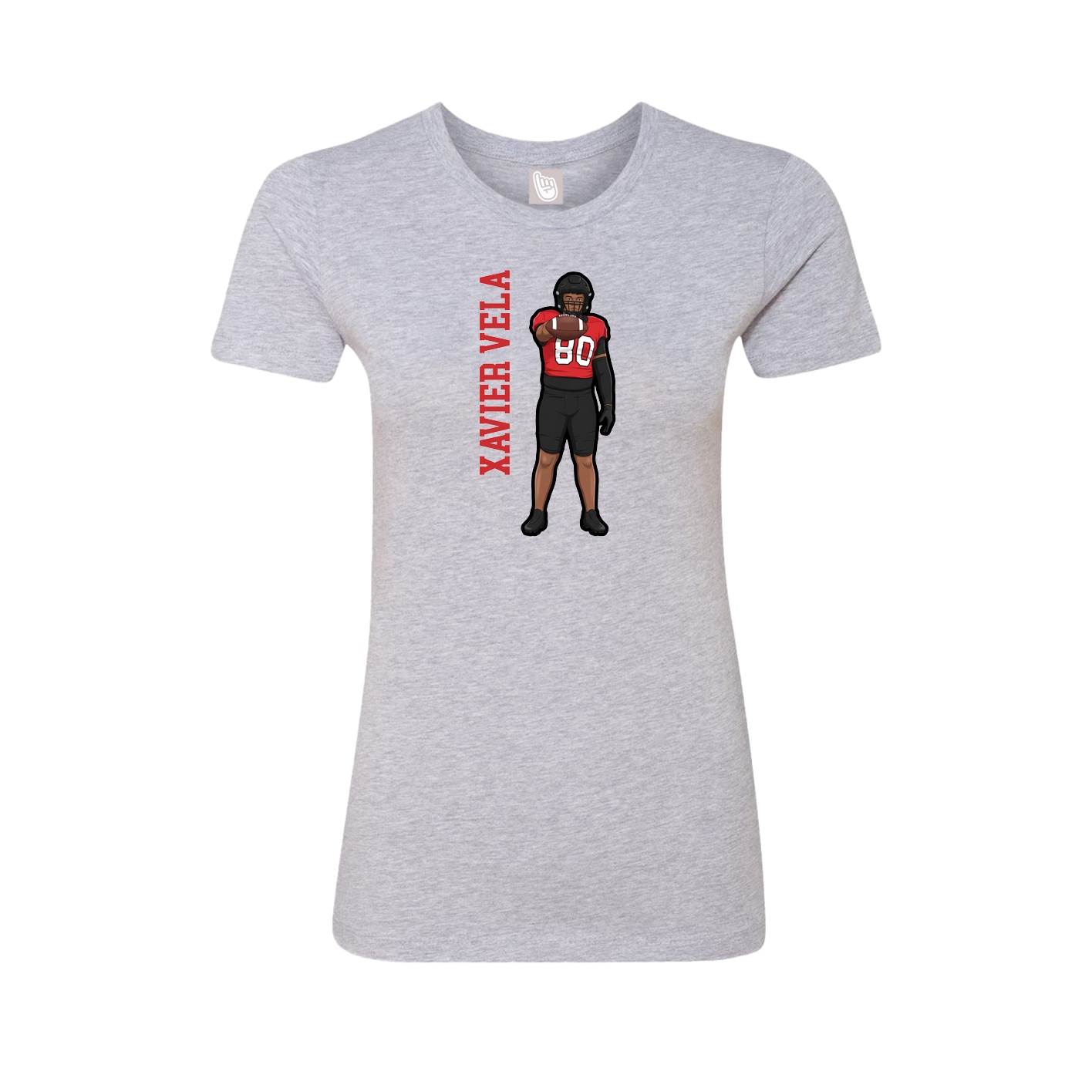 Fitted Women's Tee — Classic in Grey