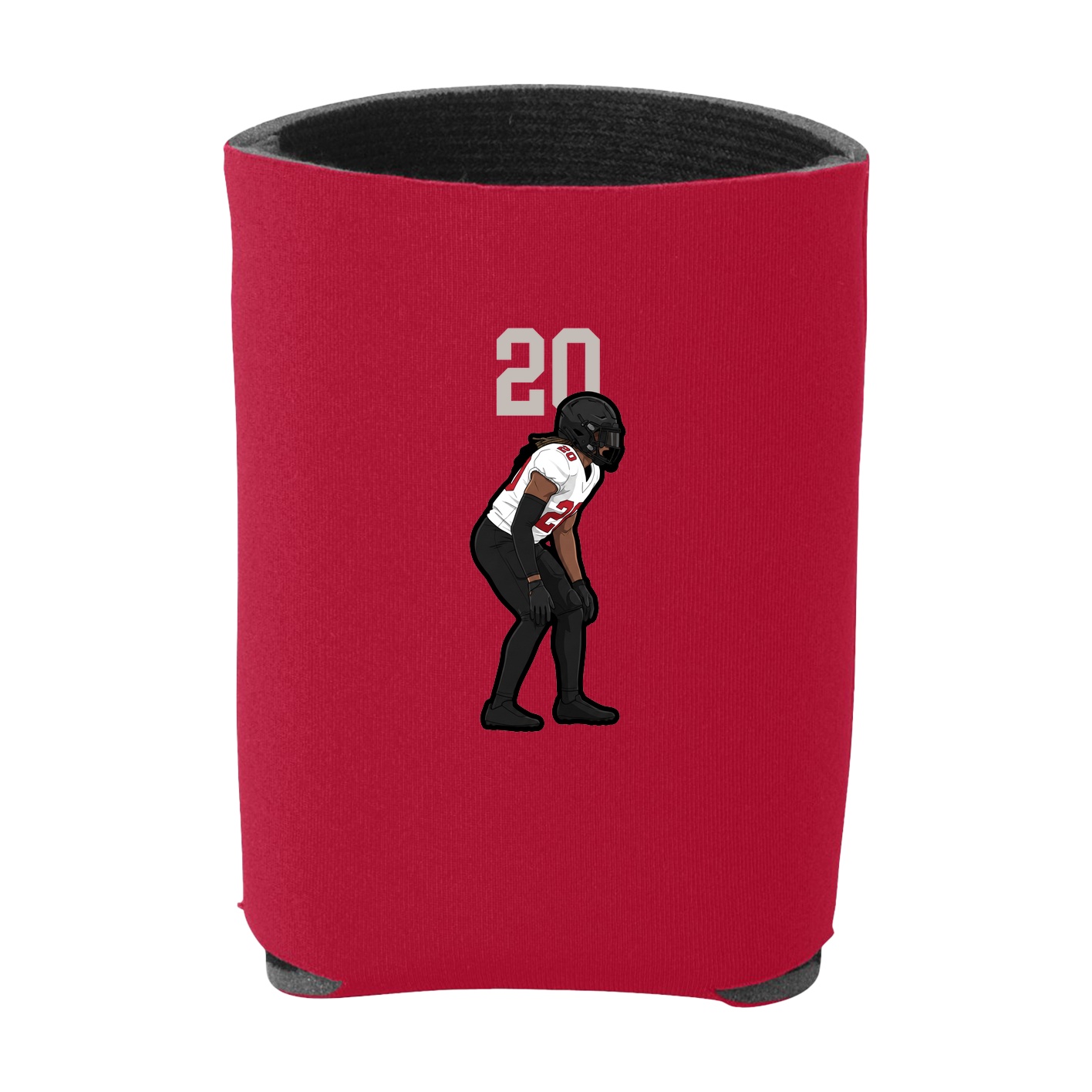 Can Holder — Number Top in Red