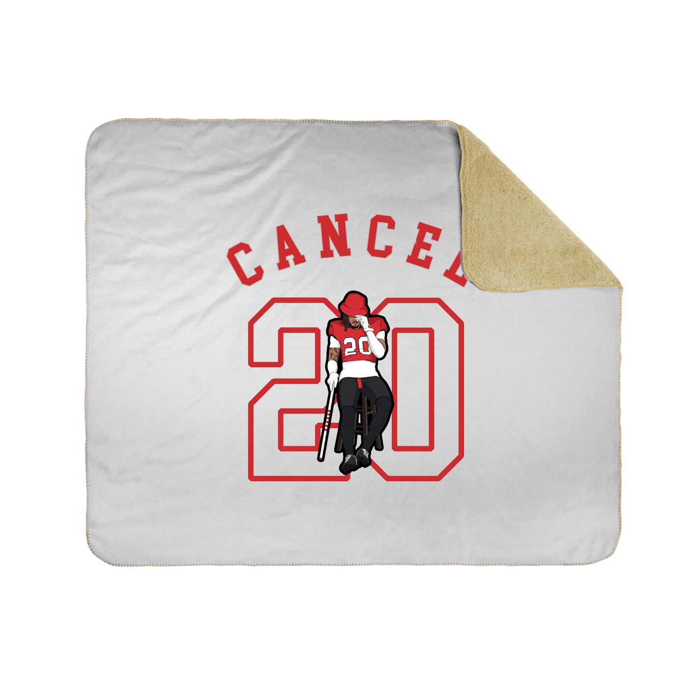 Throw Blanket — Shirsey Arch in White