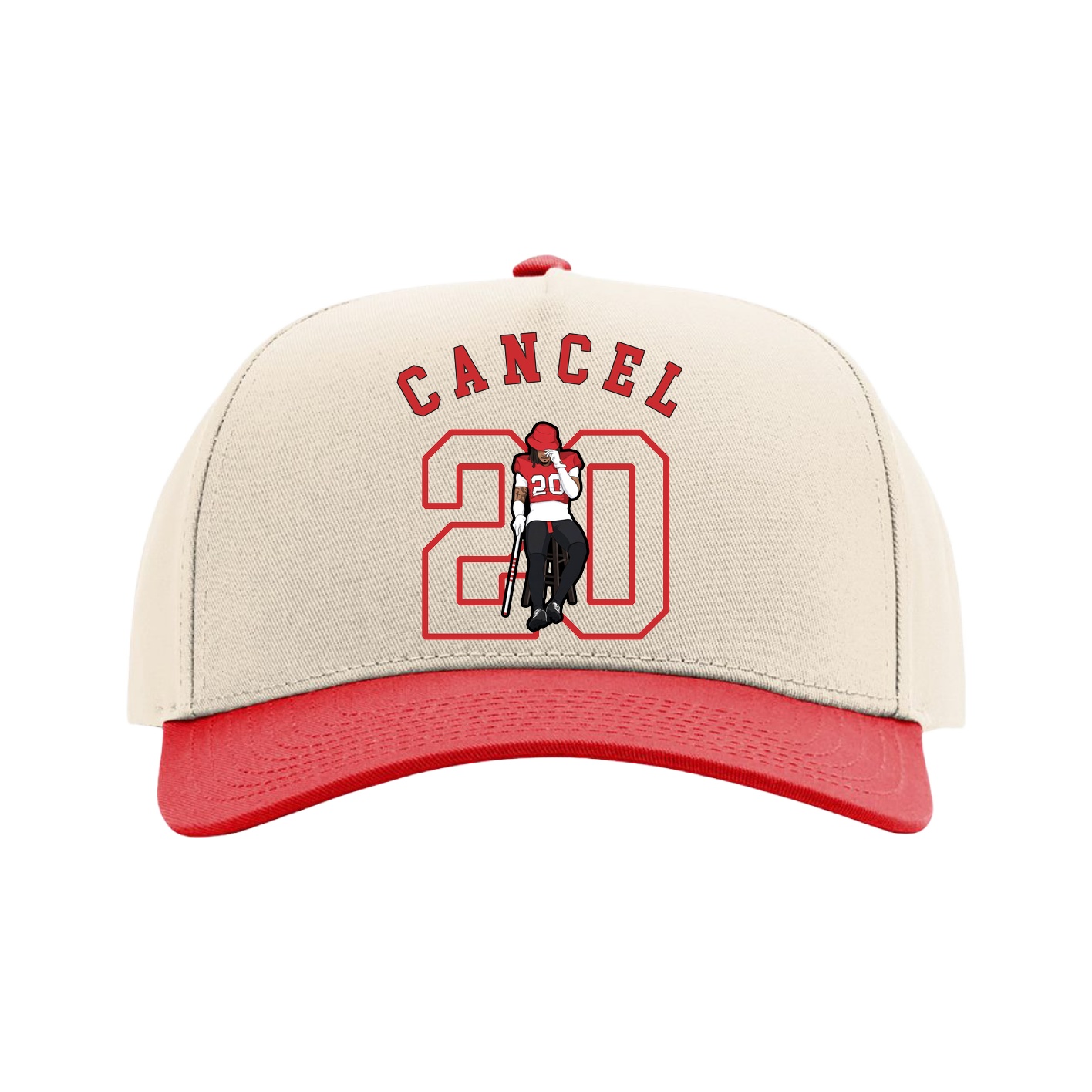 Full Fabric Five-Panel Champ Cap