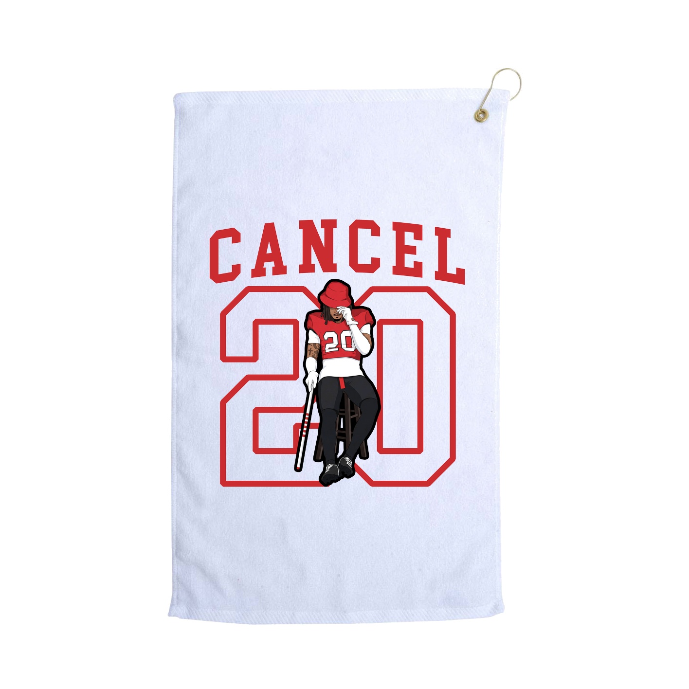 Golf Towel — Shirsey in White