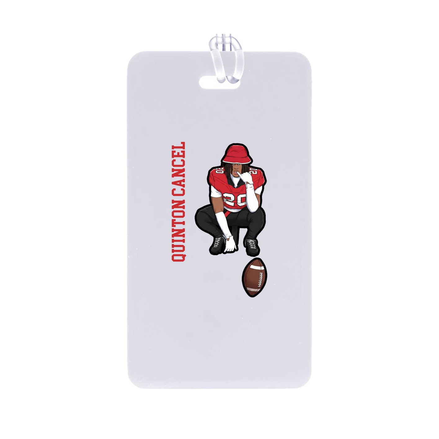 Bag Tag — Name Vertical in Classic
