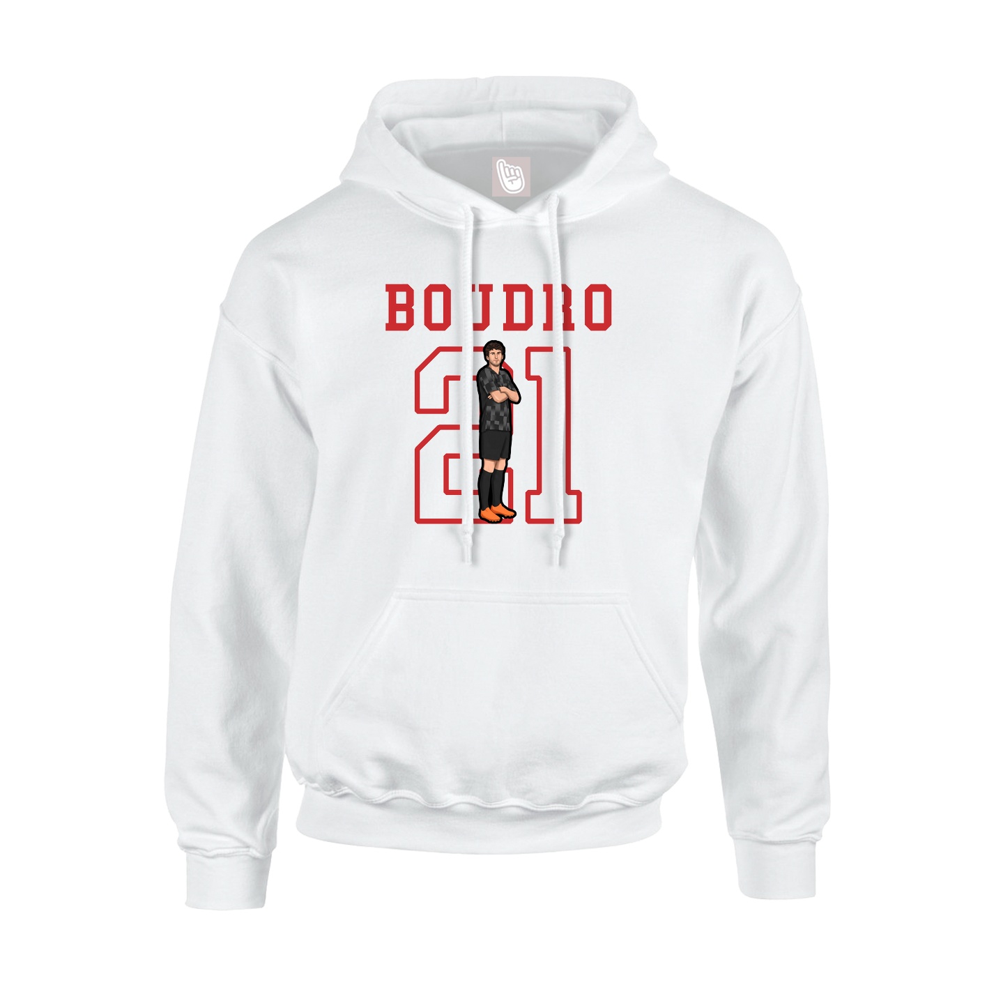 Hoodie — Shirsey in White