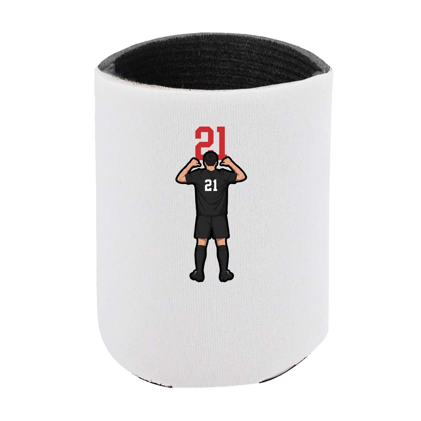 Can Holder — Number Top in White