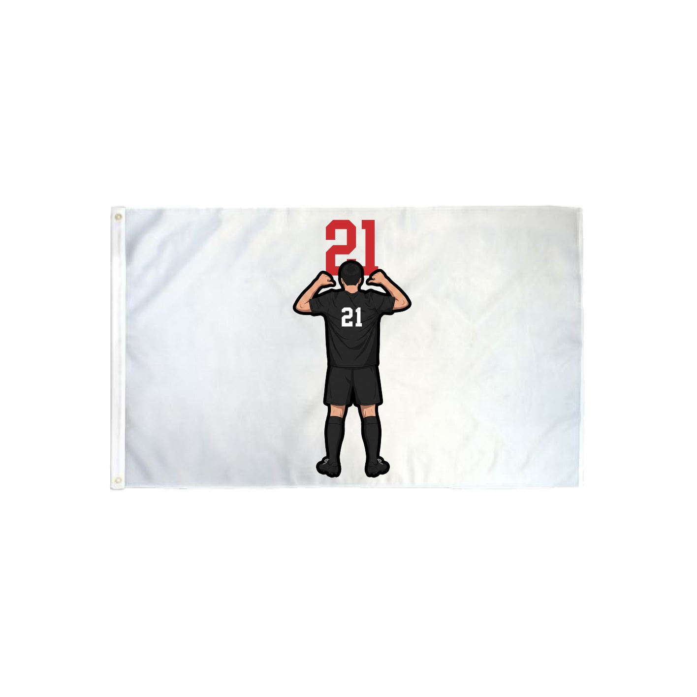 3x5 Flag — Number Top in Classic