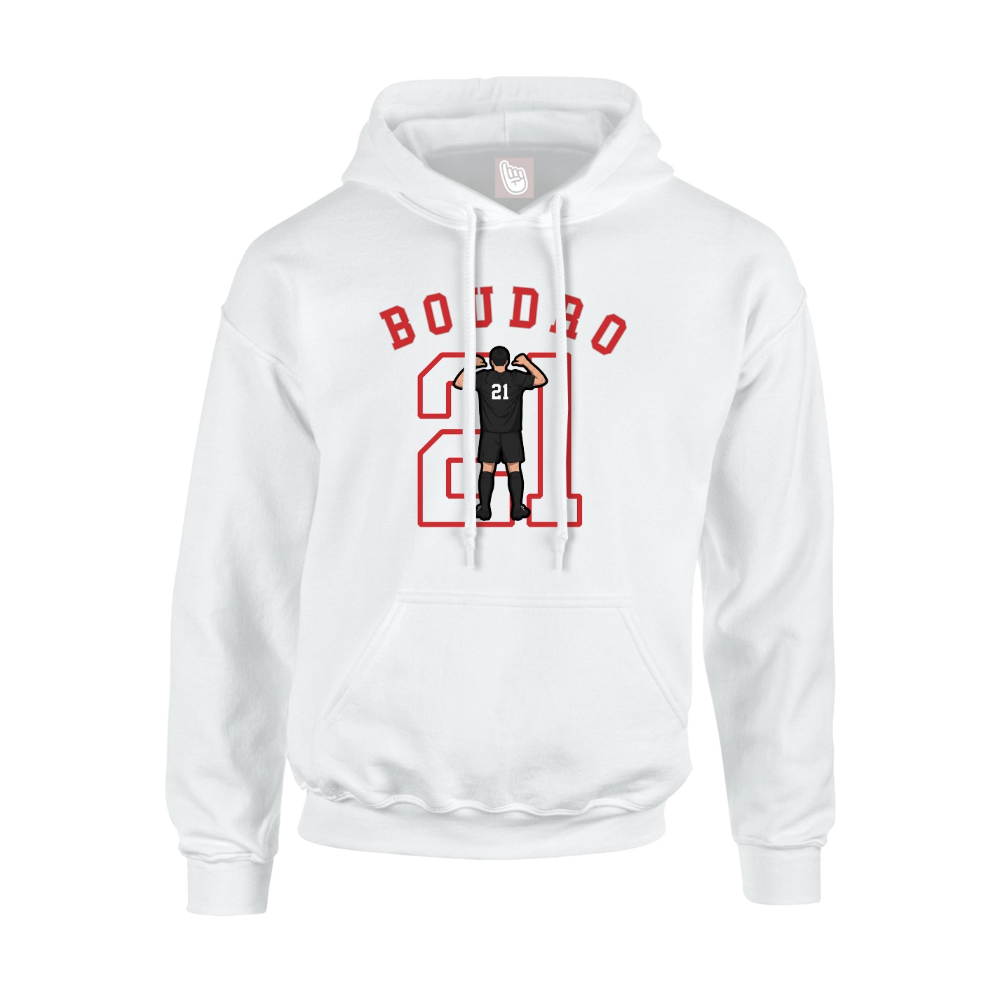 Hoodie — Shirsey Arch in White