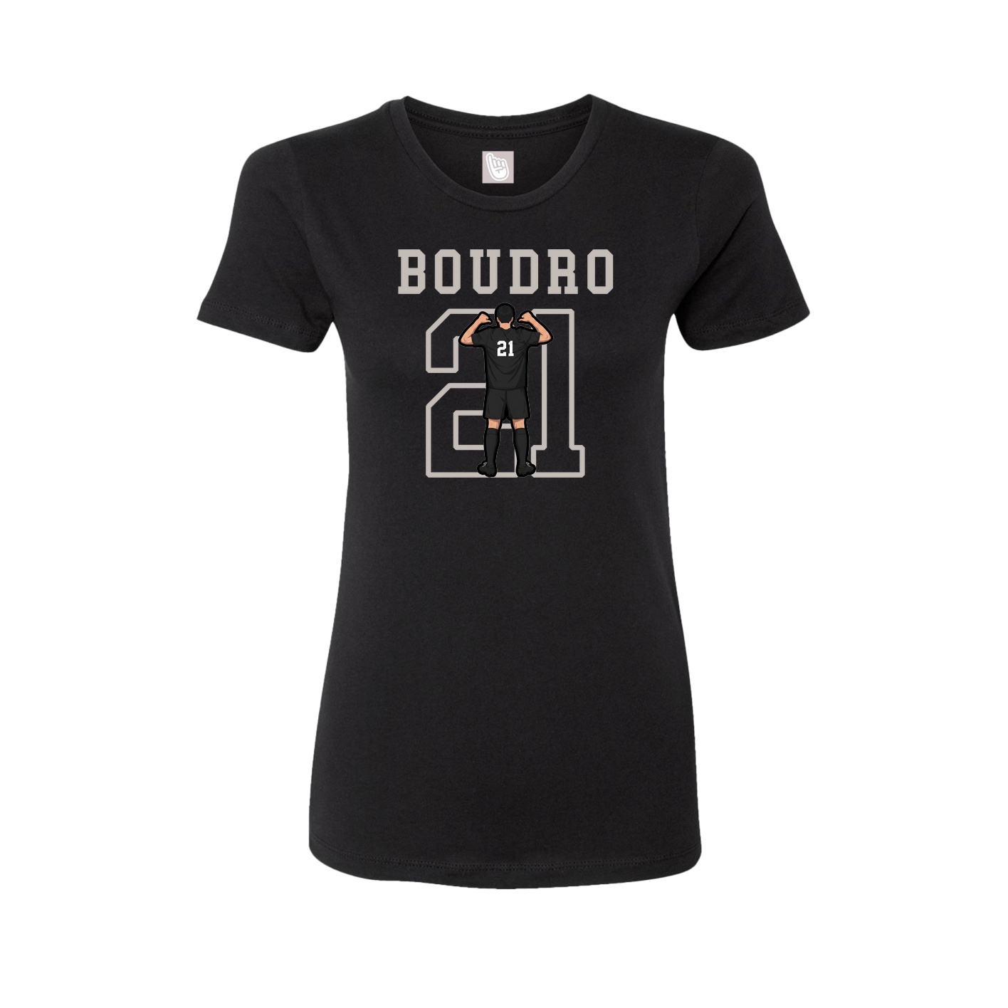 Fitted Women's Tee — Shirsey in Black
