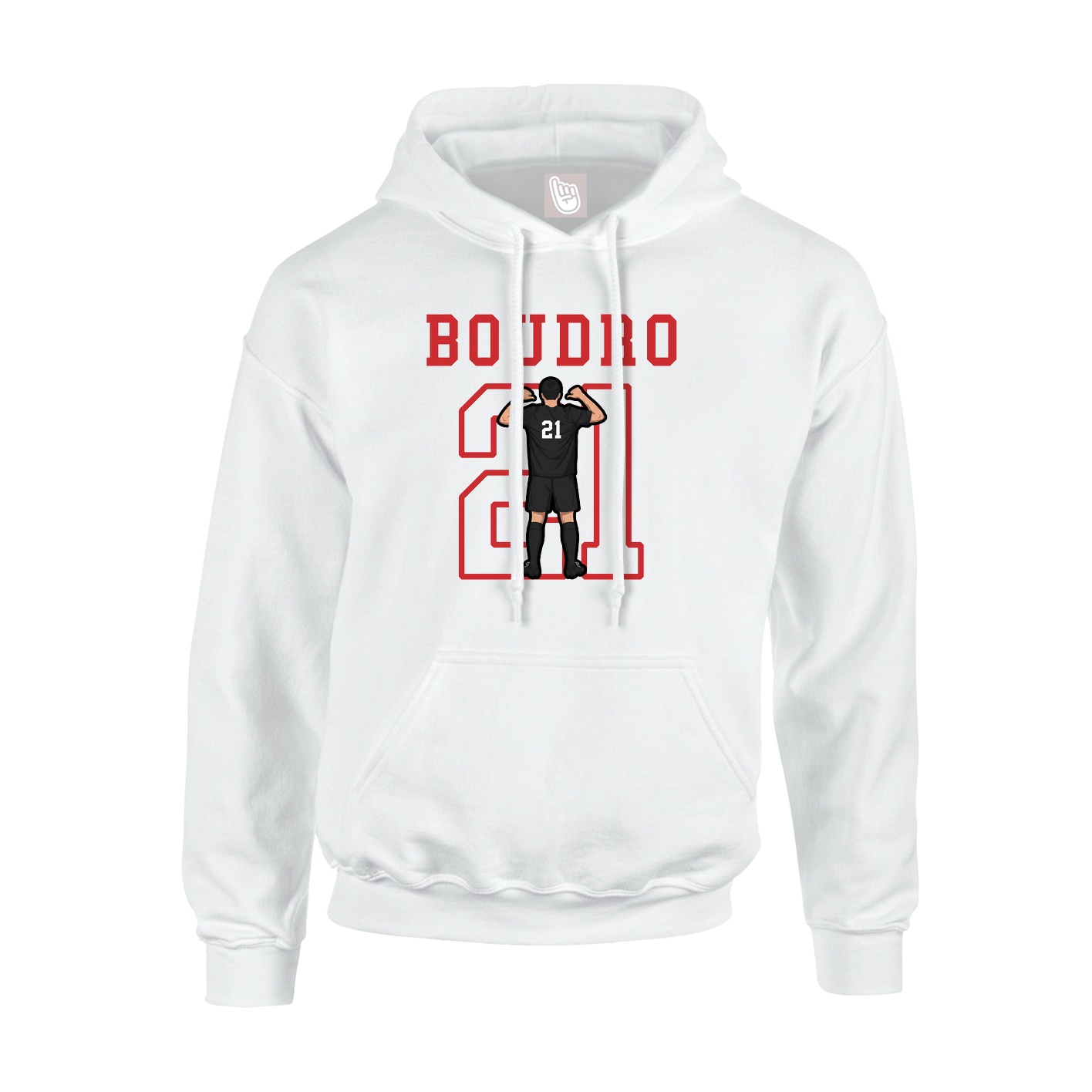 Youth Hoodie — Shirsey in White