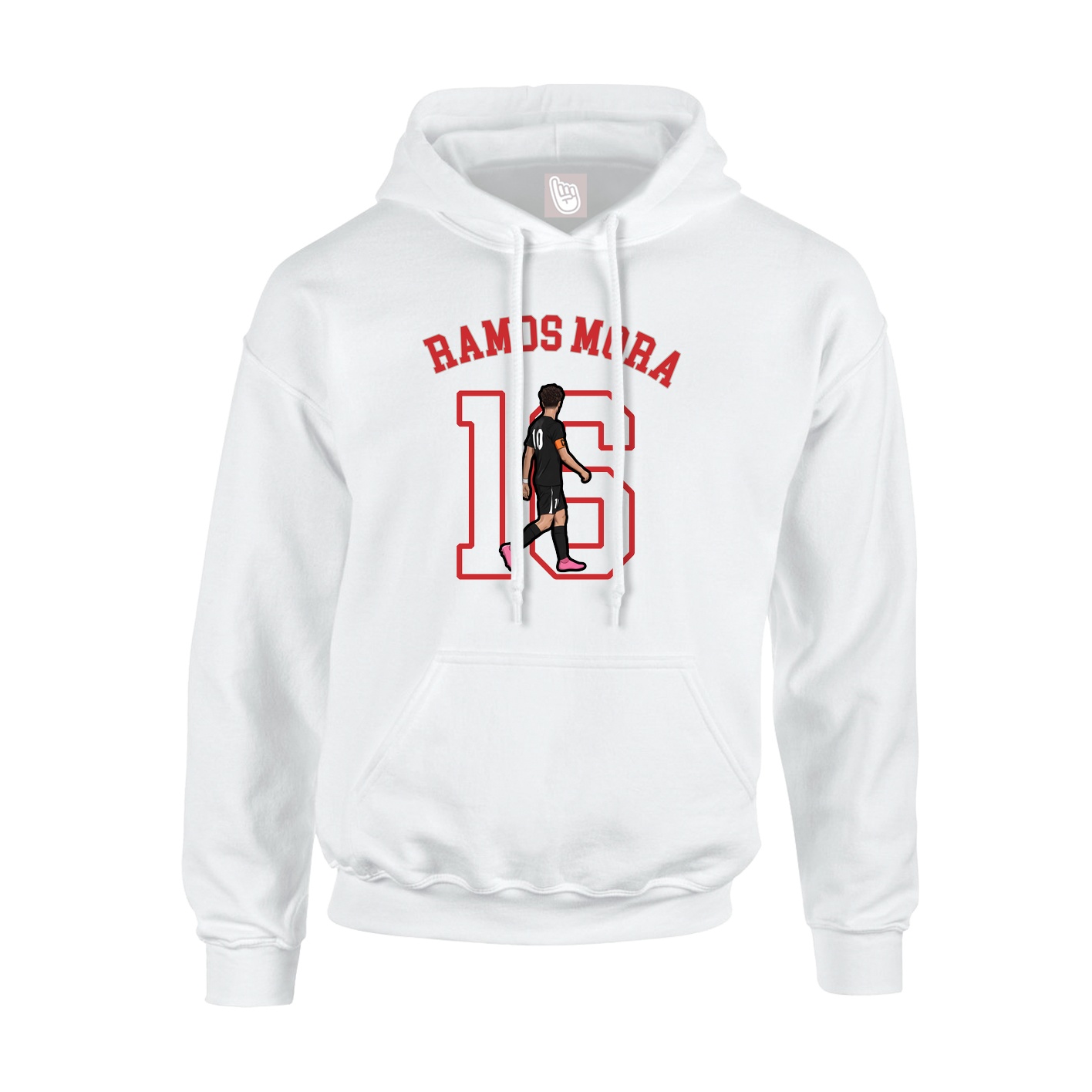 Youth Hoodie — Shirsey Arch in White