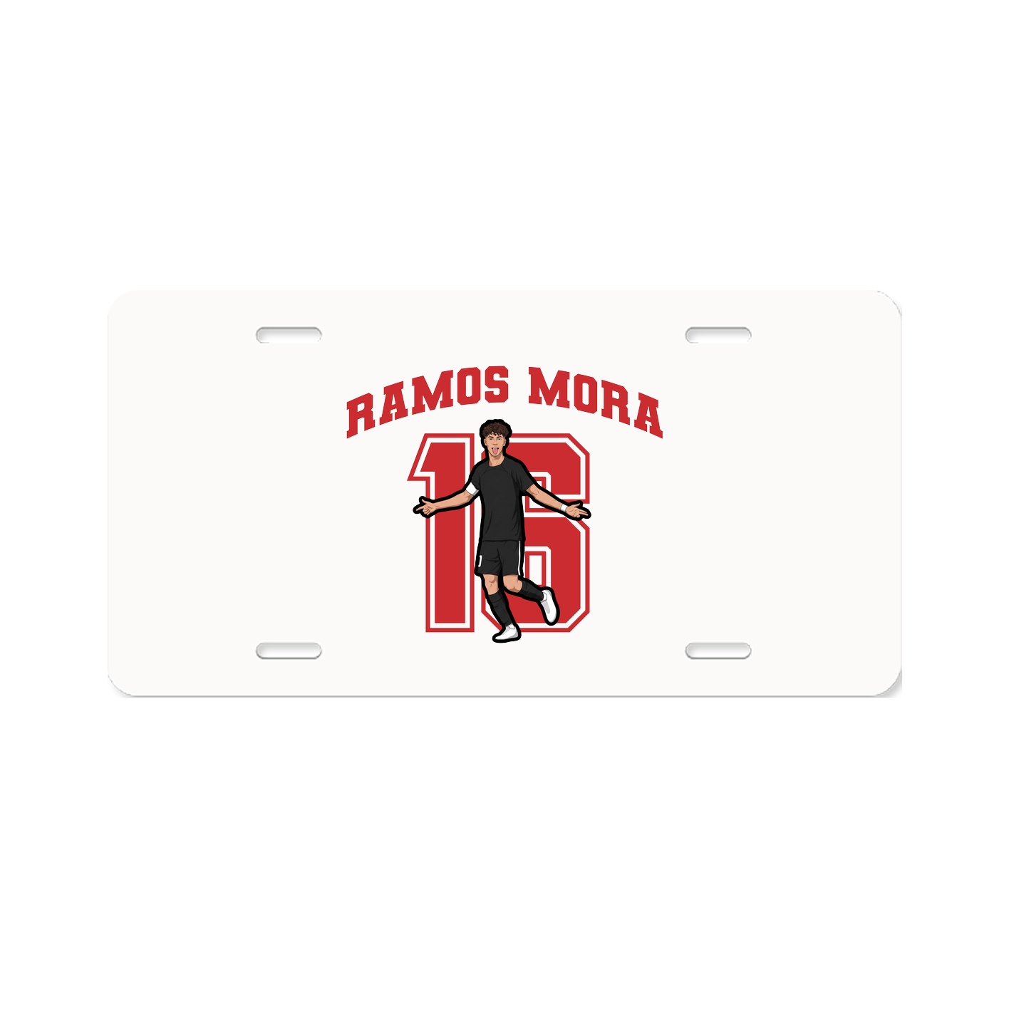 License Plate — Number in Classic