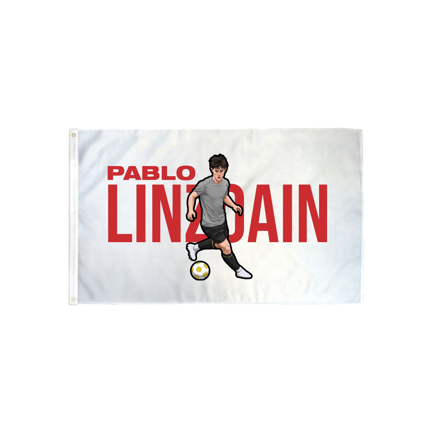 3x5 Flag — Player Name in Classic