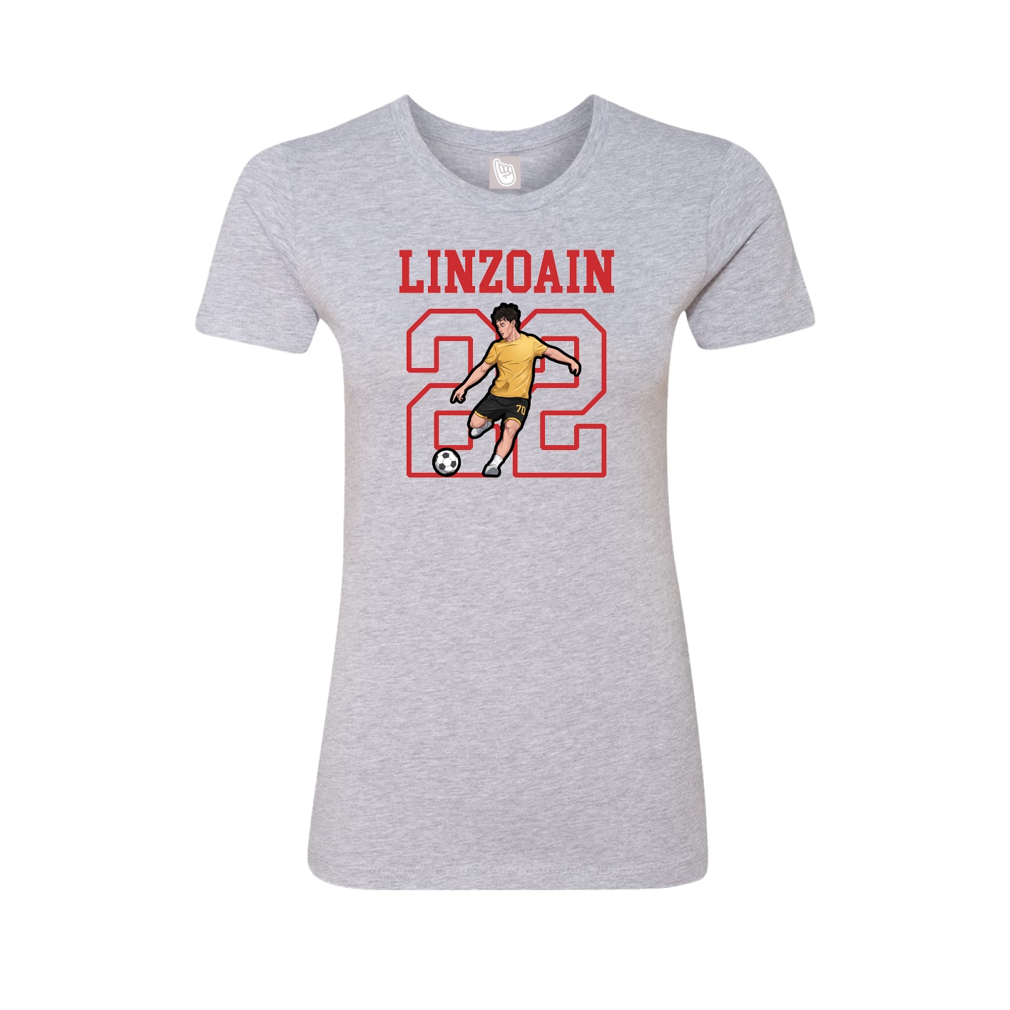 Fitted Women's Tee — Shirsey in Grey