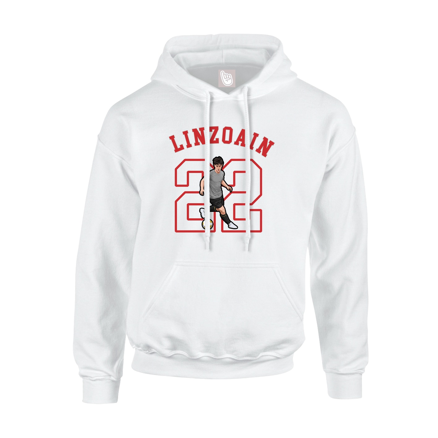 Youth Hoodie — Shirsey Arch in White
