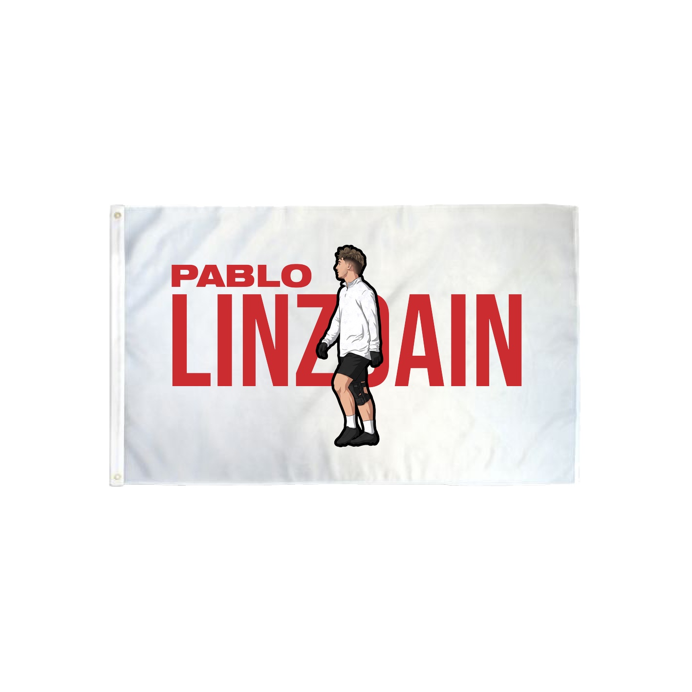 3x5 Flag — Player Name in Classic