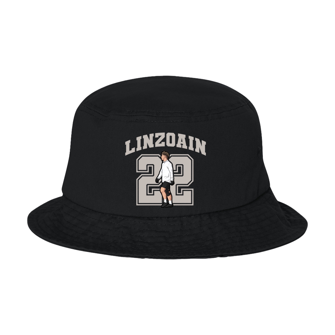 Bucket Cap — Number in Black