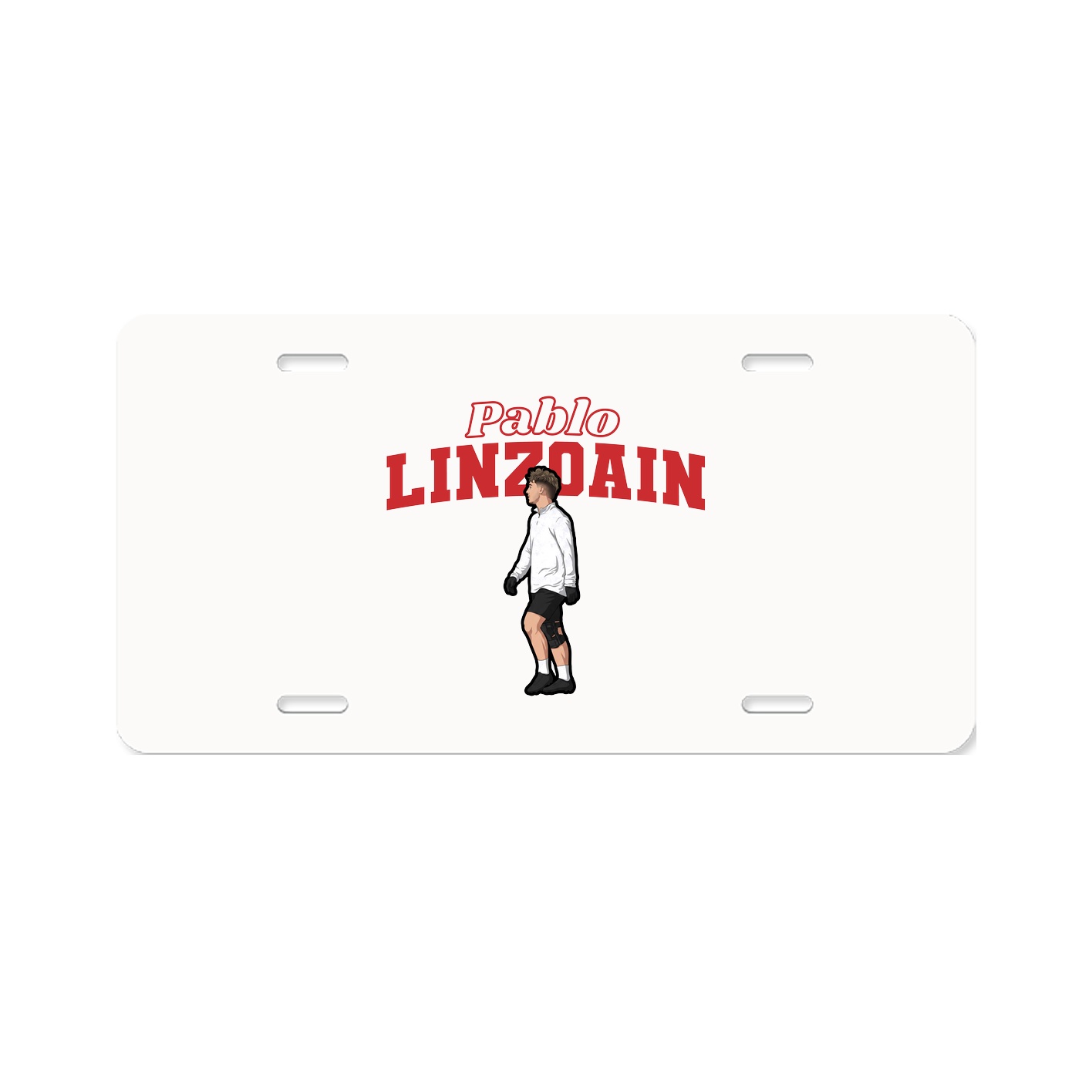 License Plate — Name Arch in Classic