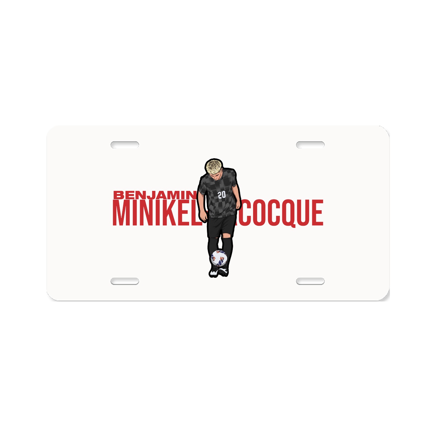 License Plate — Player Name in Classic