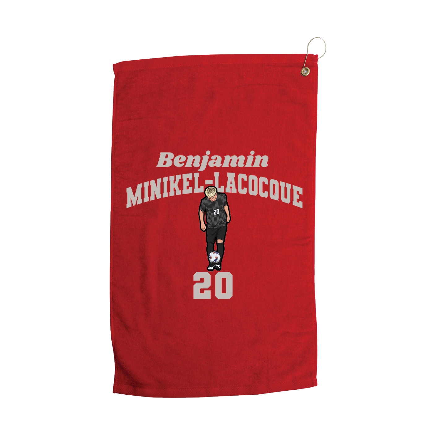 Golf Towel — Signature Arch in Red