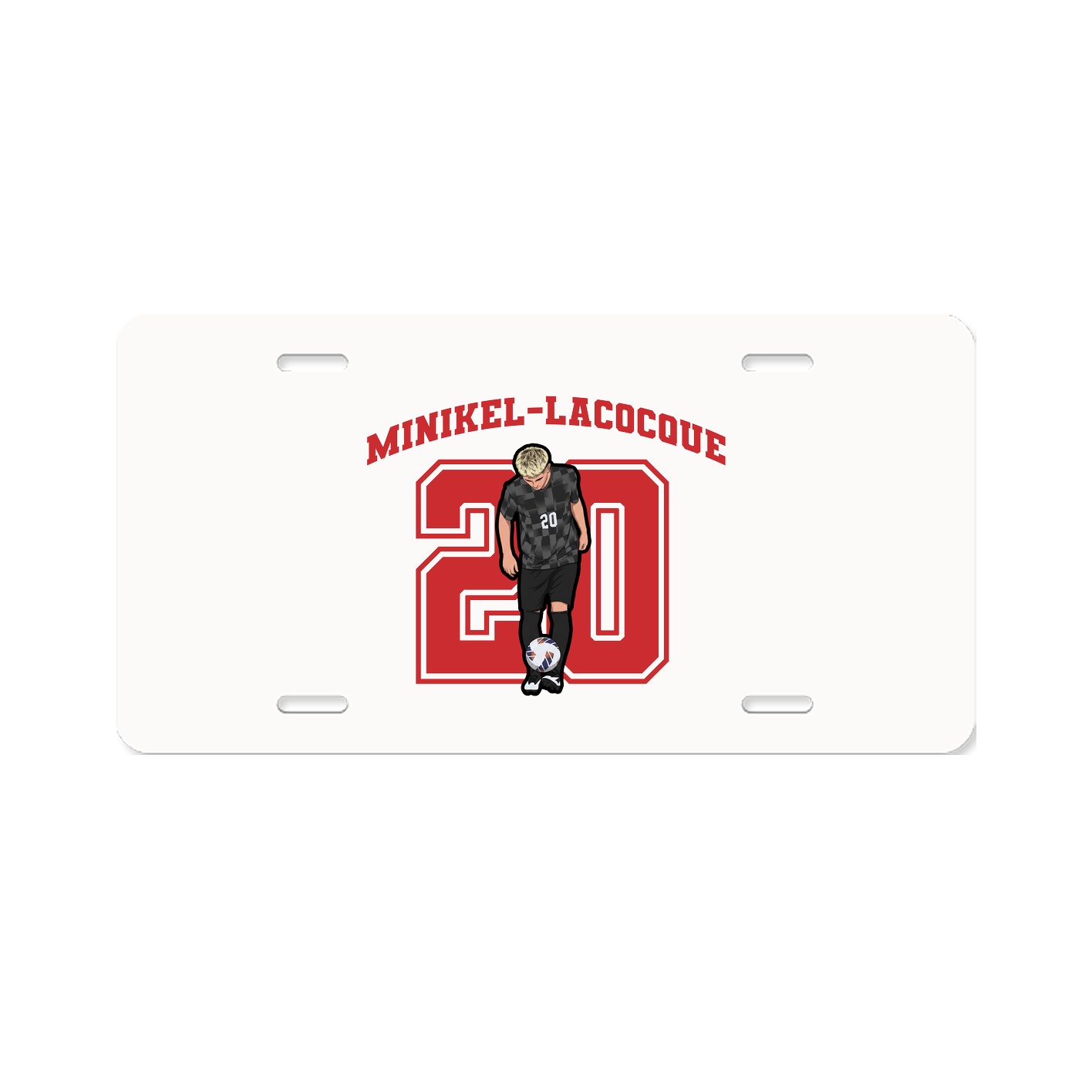 License Plate — Number in Classic