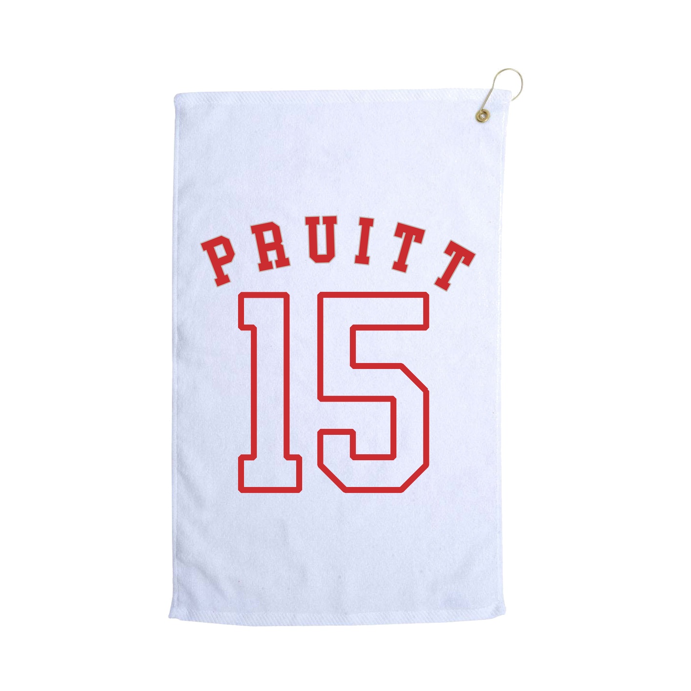 Golf Towel — Shirsey Arch in White