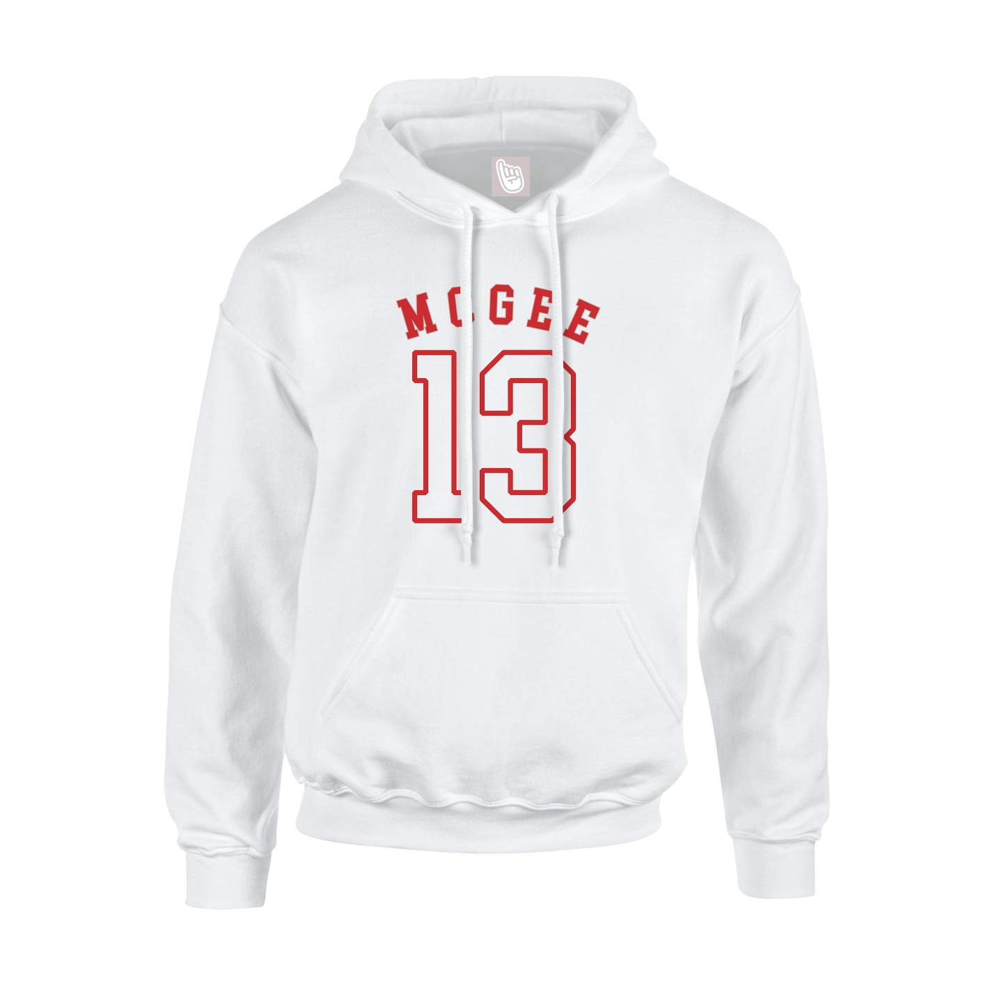 Hoodie — Shirsey Arch in White