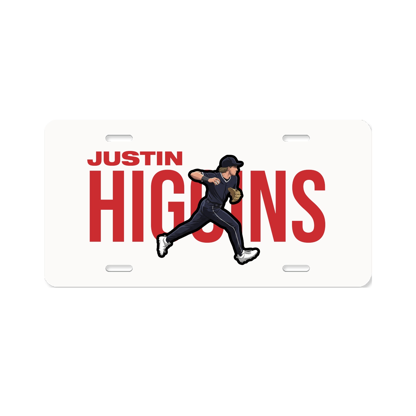 License Plate — Player Name in Classic