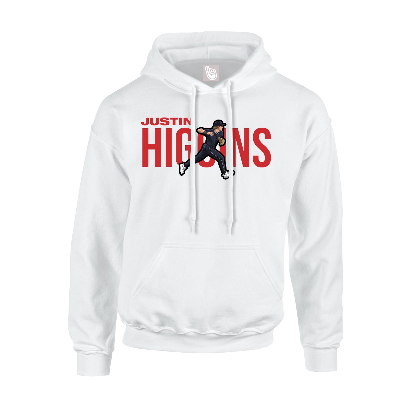 Hoodie — Player Name in White