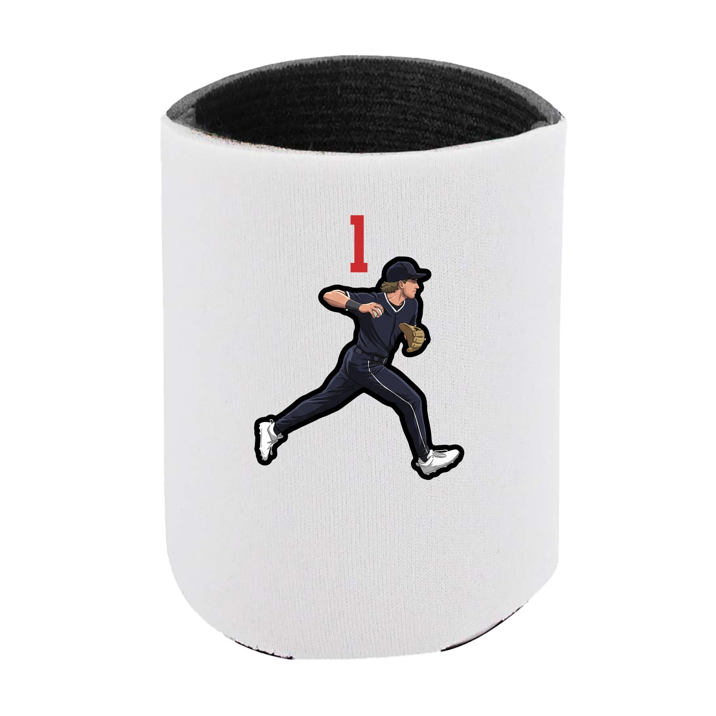 Can Holder — Number Top in White