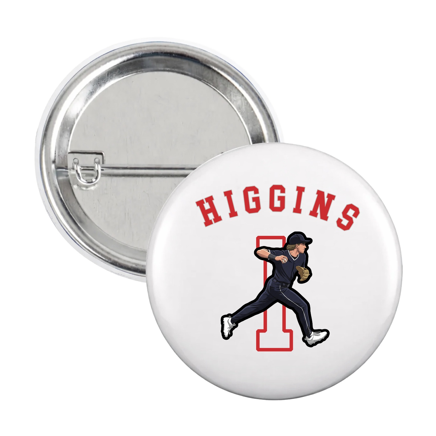 Game Day Button — Shirsey Arch in White