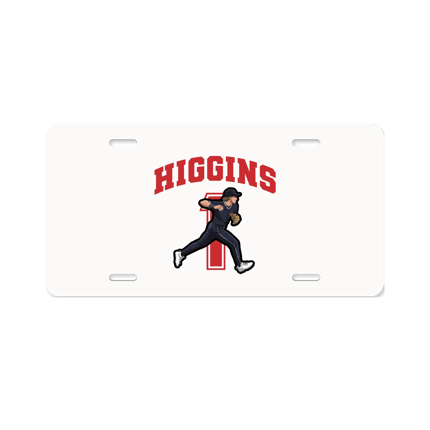License Plate — Number in Classic