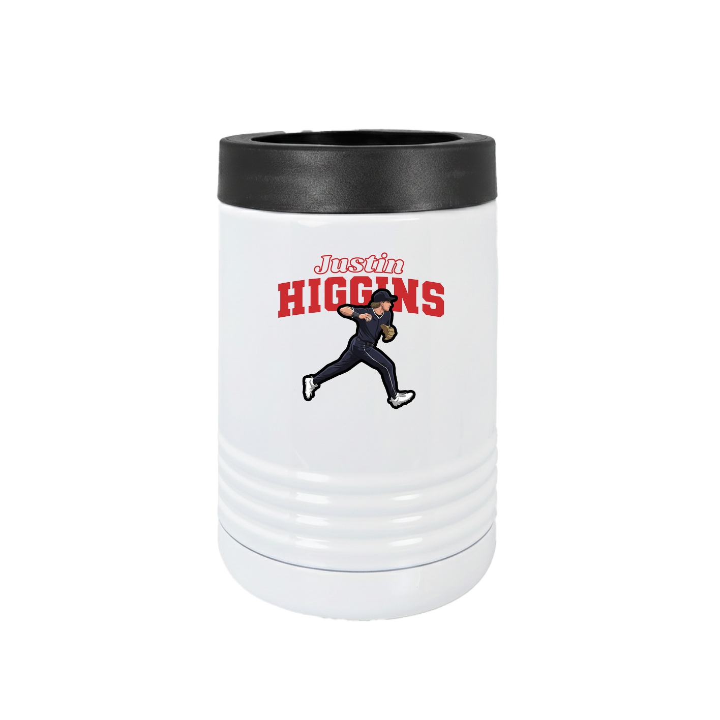 Beverage Holder — Name Arch in White