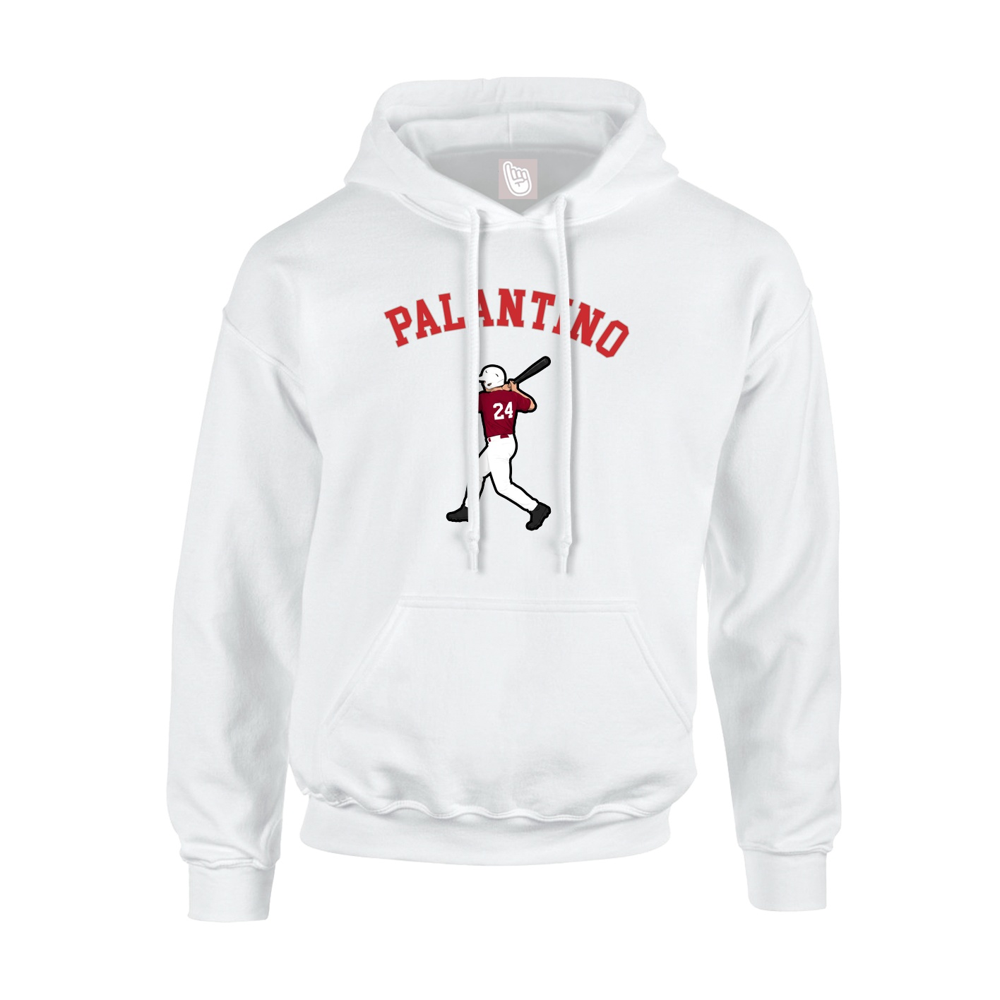 Hoodie — Shirsey Arch in White
