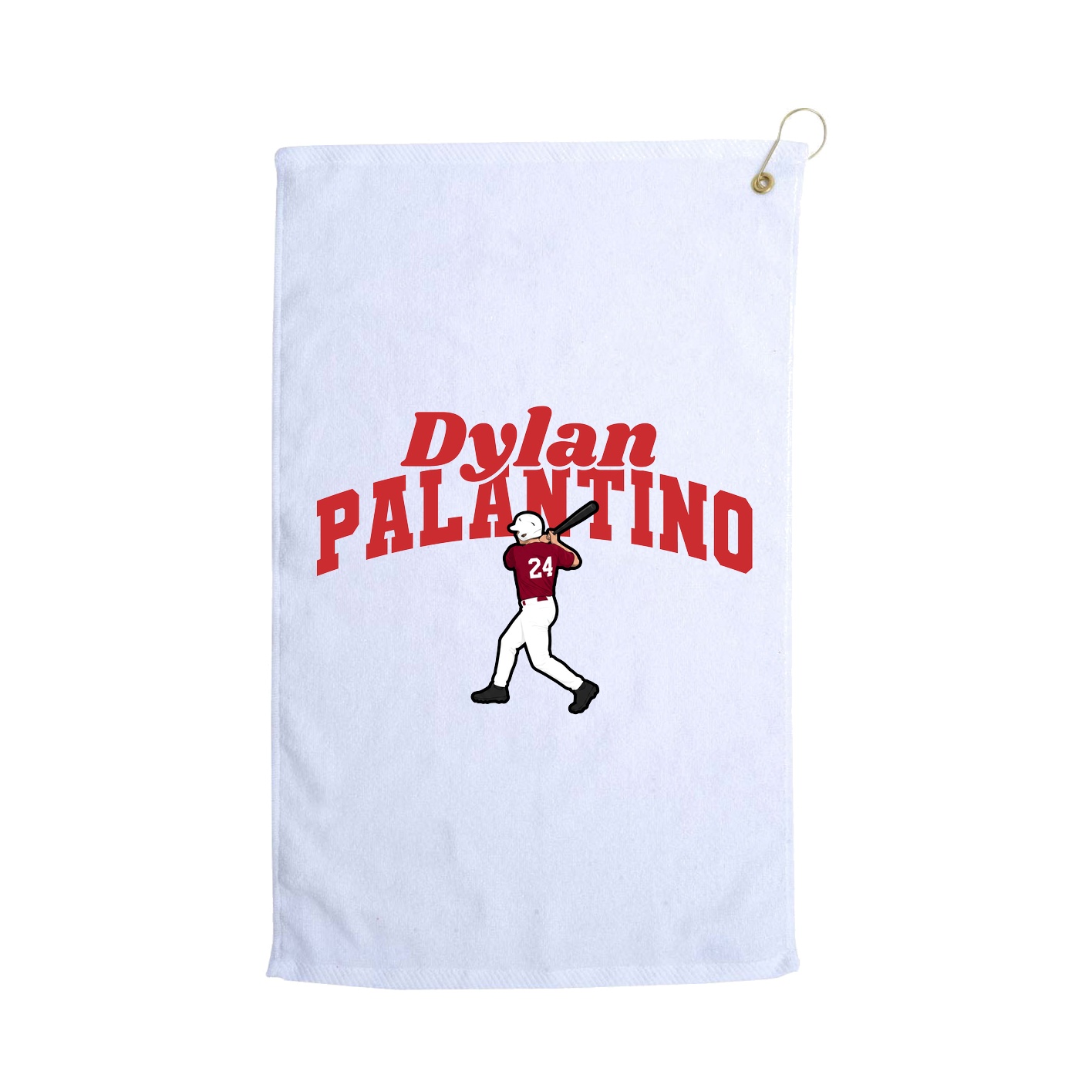 Golf Towel — Signature Arch in White