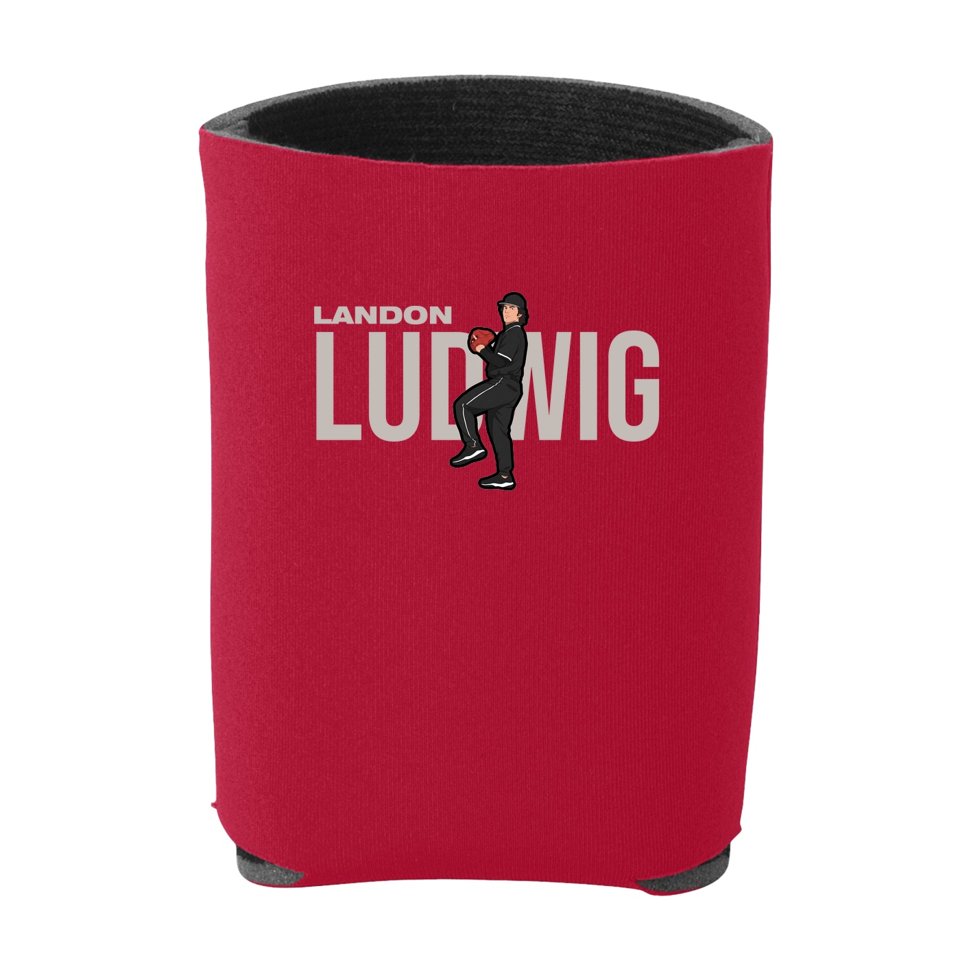 Can Holder — Player Name in Red
