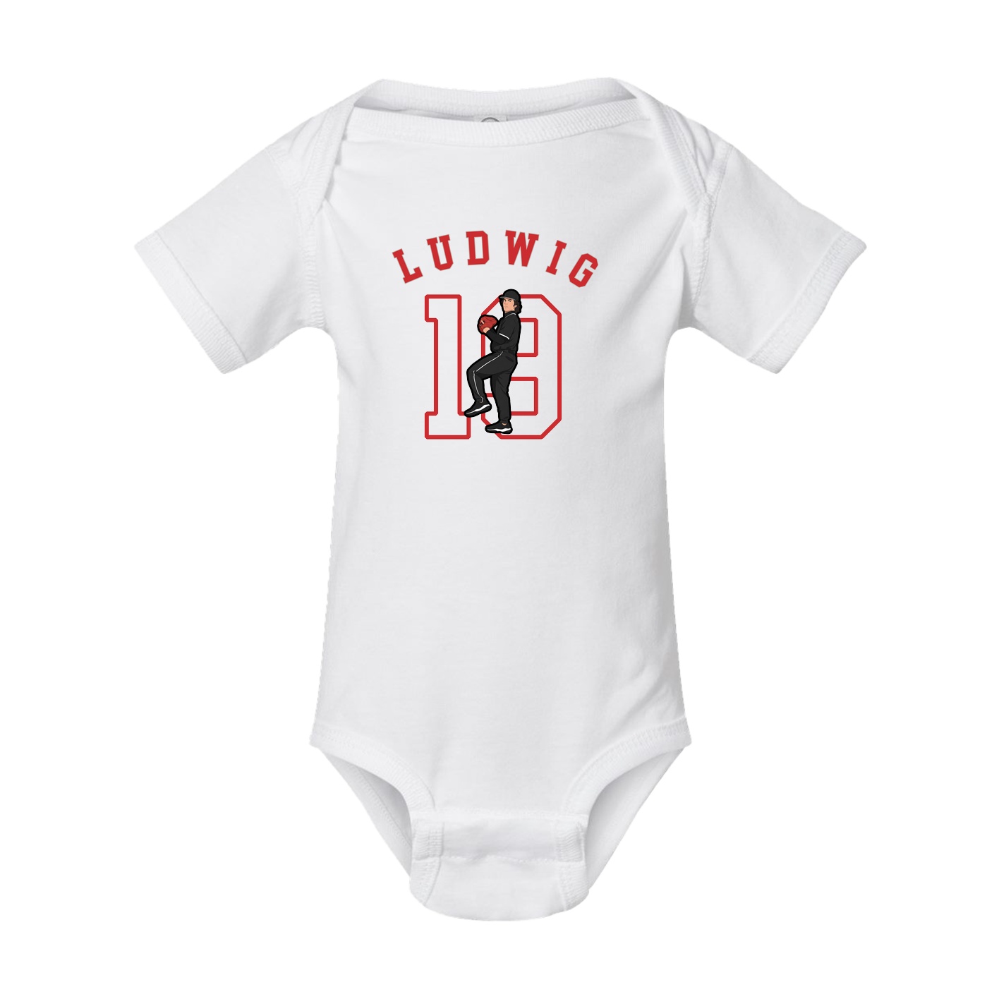 Baby Onesie — Shirsey Arch in White