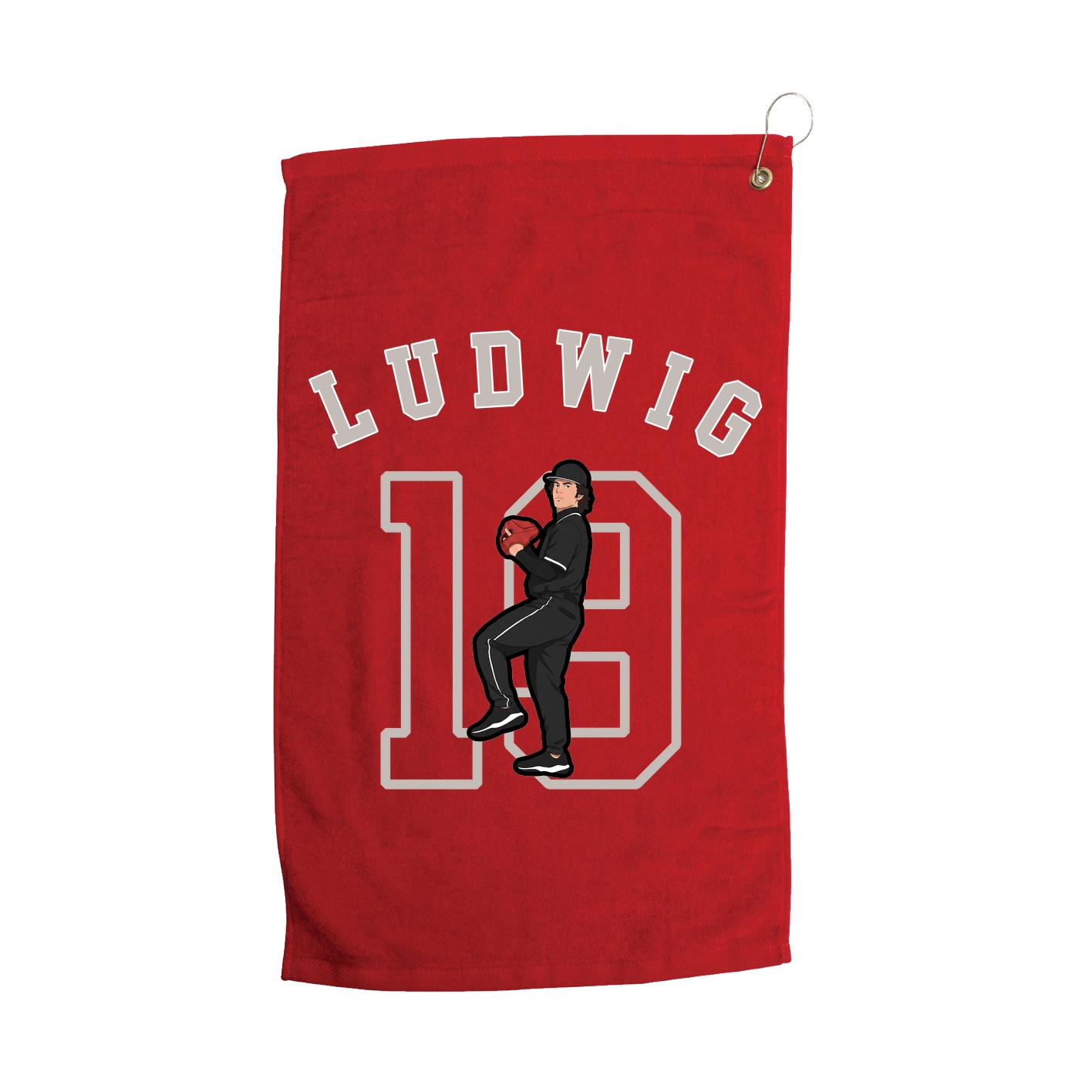 Golf Towel — Shirsey Arch in Red