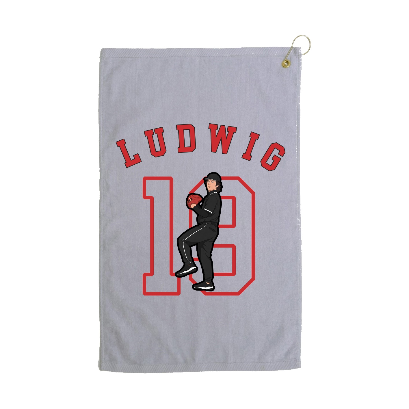Golf Towel — Shirsey Arch in Grey
