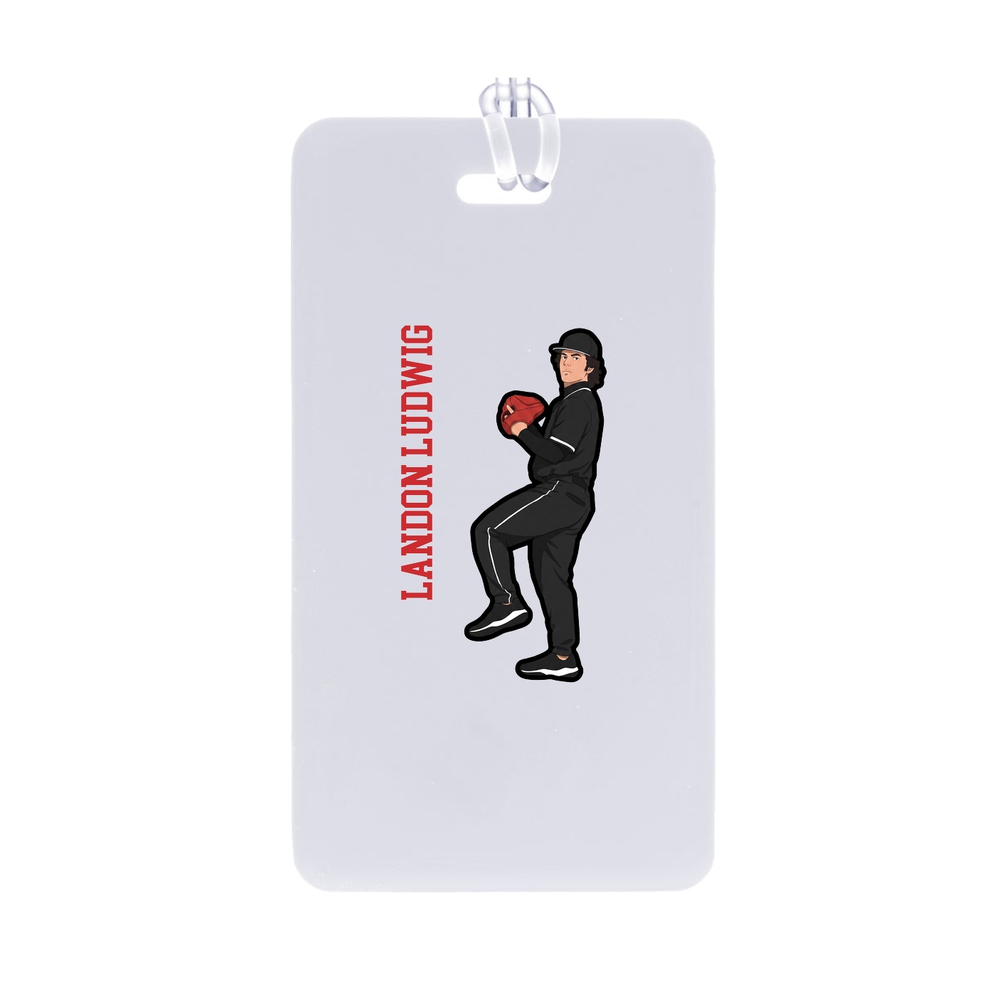 Bag Tag — Name Vertical in Classic