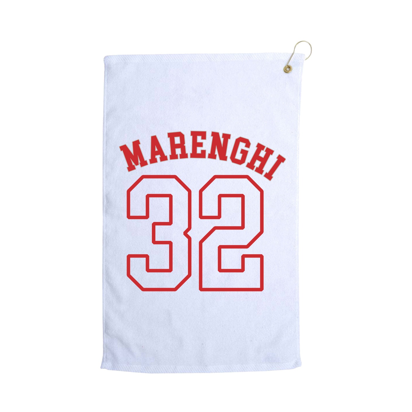 Golf Towel — Shirsey Arch in White