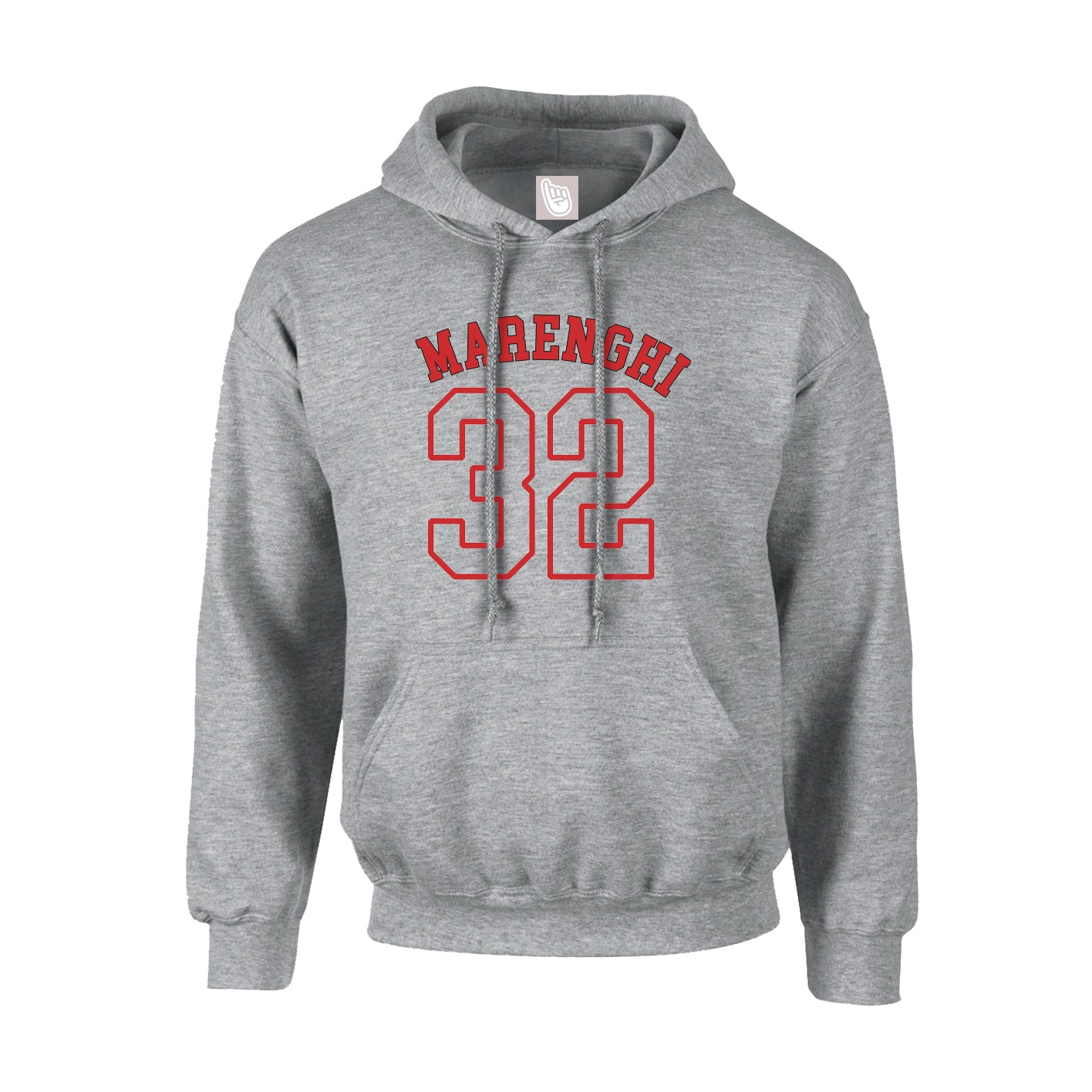 Youth Hoodie — Shirsey Arch in Grey