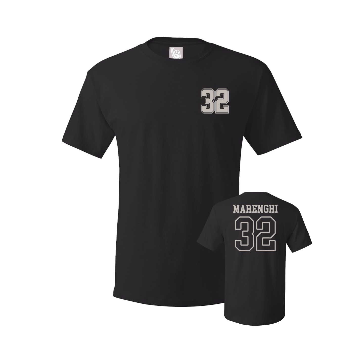Youth Tee — Chest Back in Black