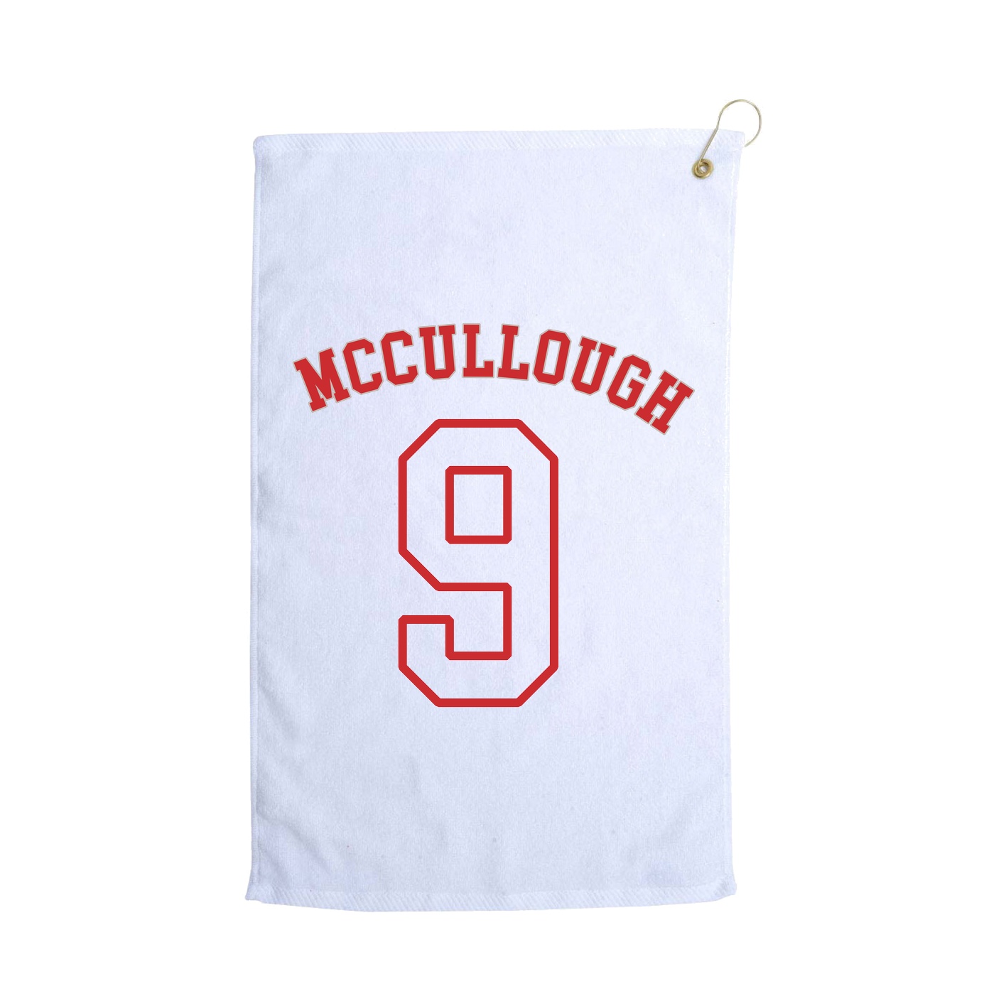 Golf Towel — Shirsey Arch in White
