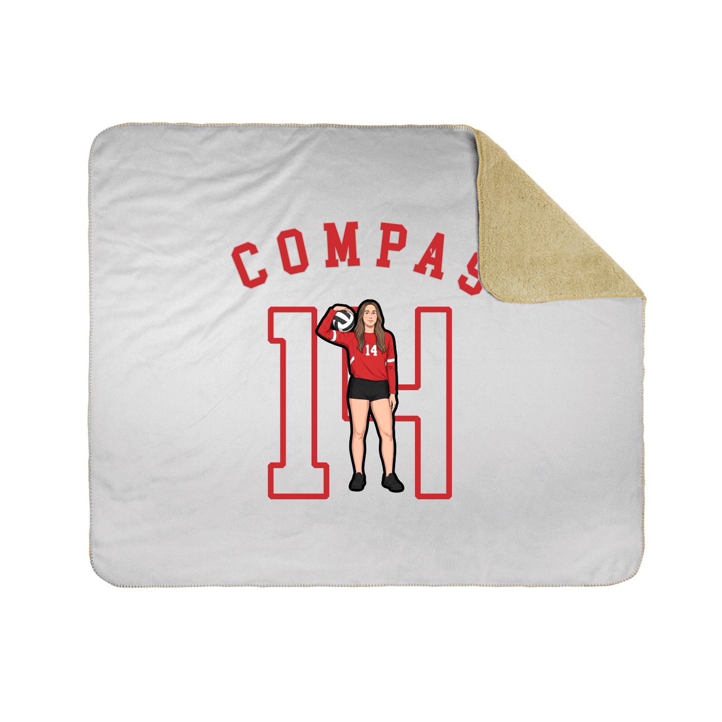 Throw Blanket — Shirsey Arch in White