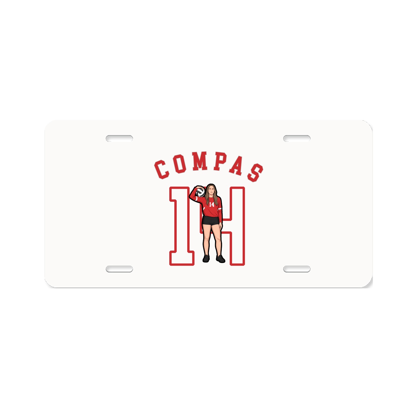 License Plate — Shirsey Arch in Classic
