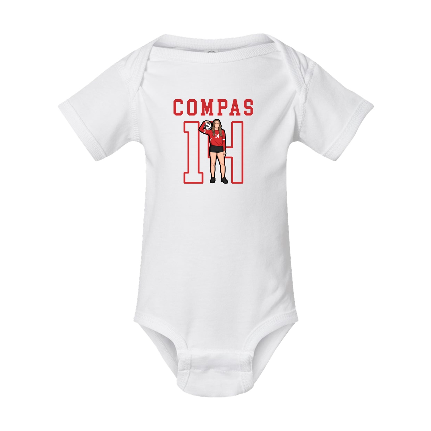 Baby Onesie — Shirsey in White