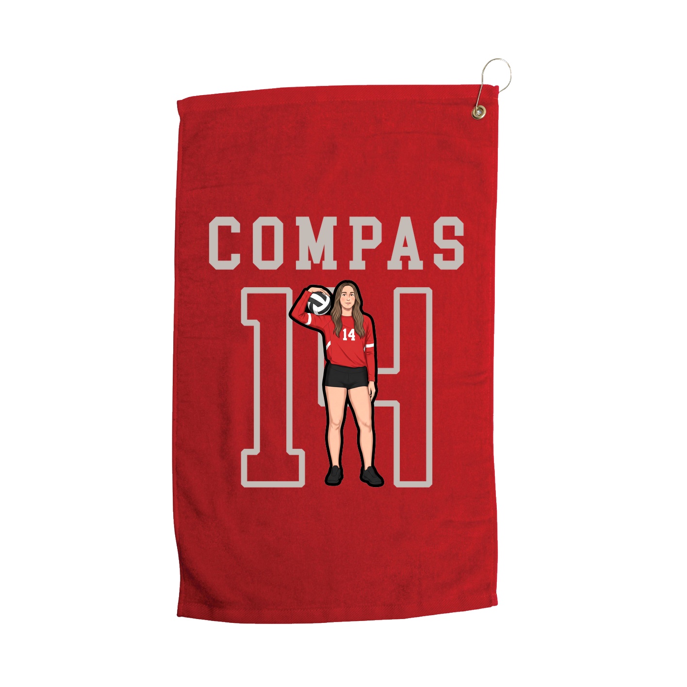Golf Towel — Shirsey in Red